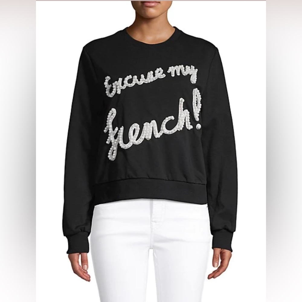 Endless Rose Excuse My French Black Sweatshirt